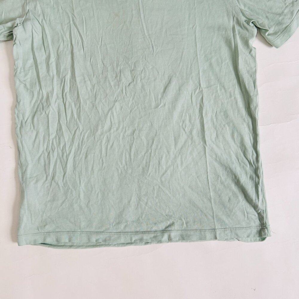 Adidas Originals Kids Size XL 15-16Y Green trefoil short sleeve tee T-shirt - Picture 5 of 15